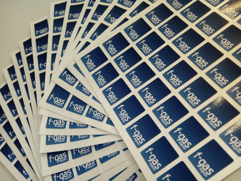 f-gas stickers