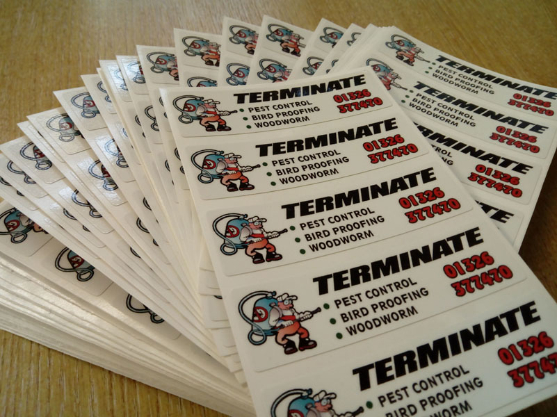 Advertising stickers