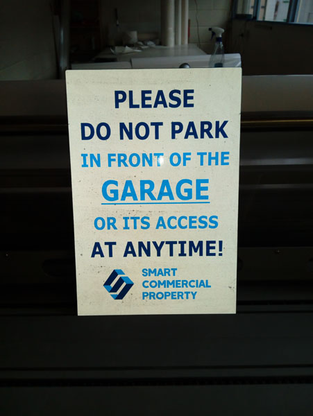 Reflective sign