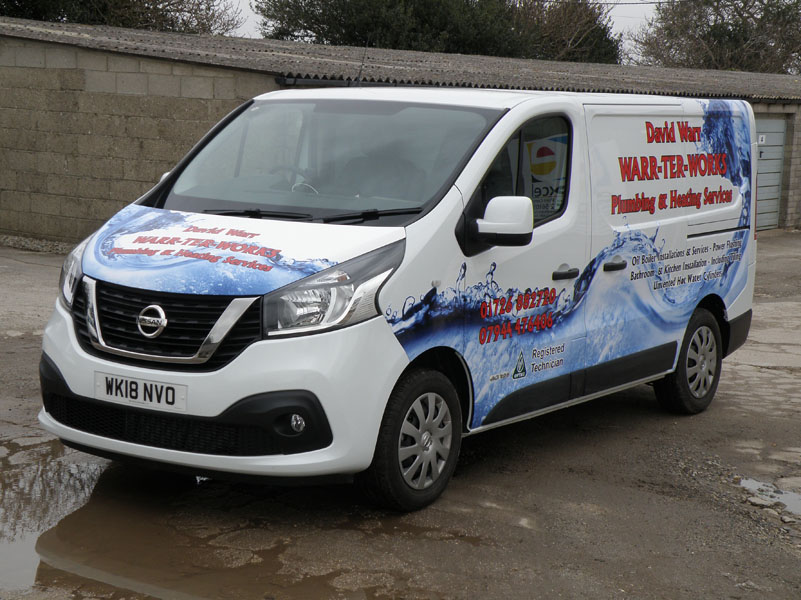 Partial van wrap